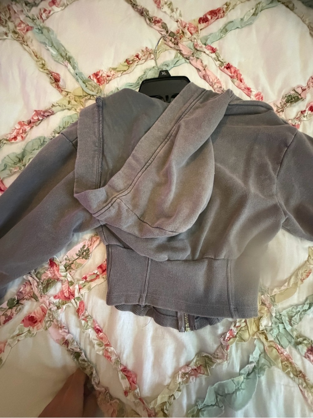 Zara textured knit garment in pale gray - Picture 3 of 6